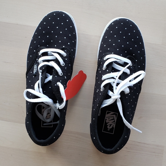 NWT Vans Sneaker - Black & White Dots - Picture 3 of 12